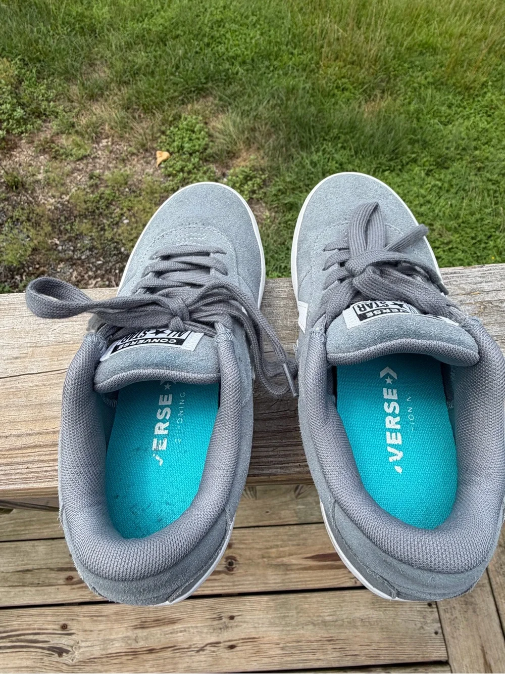Converse One Star Gray Suede Sneakers Women’s Size 7 EU 38 - Picture 4 of 6